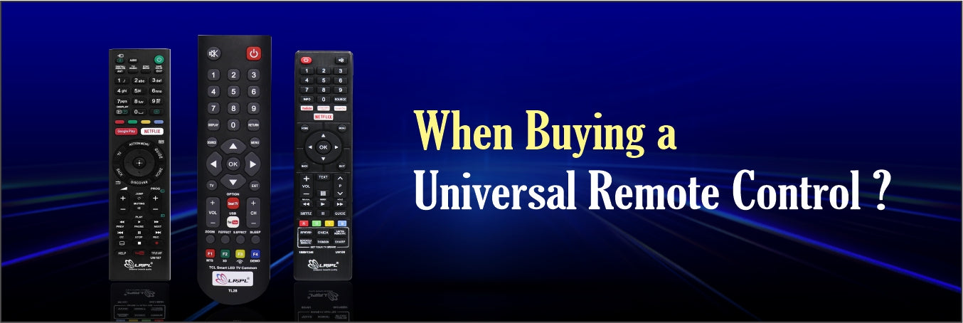 Features of Universal Remote Control – LRIPL