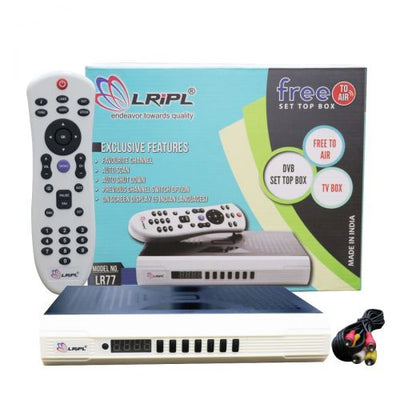 LRIPL LR77 Set Top Box for Free to Air Channels